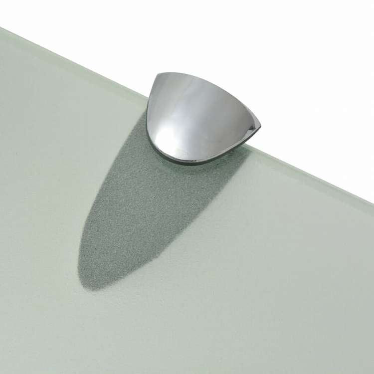 vidaXL 壁掛け棚 2点 ガラス 50x10 cm 8 mm家具 棚 壁面収納棚・壁面ラック(代引不可)