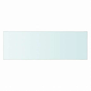 vidaXL 棚 2点 パネル ガラス クリア 60x20 cm家具 棚 壁面収納棚・壁面ラック(代引不可)