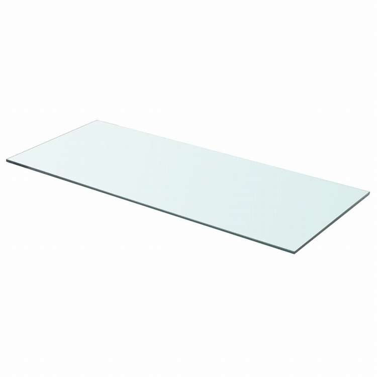 vidaXL 棚 2点 パネル ガラス クリア 70x30 cm家具 棚 壁面収納棚・壁面ラック(代引不可)
