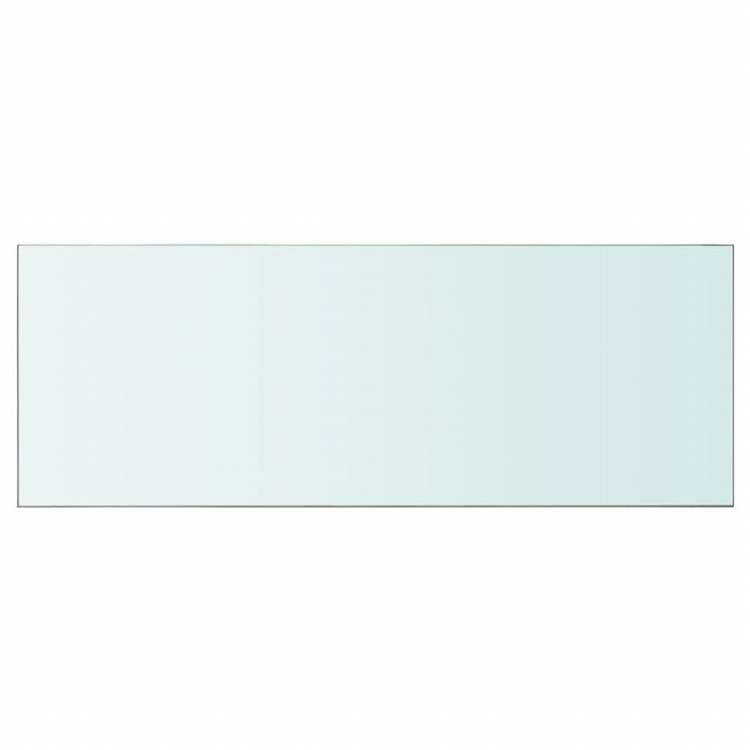 vidaXL 棚 2点 パネル ガラス クリア 80x30 cm家具 棚 壁面収納棚・壁面ラック(代引不可)