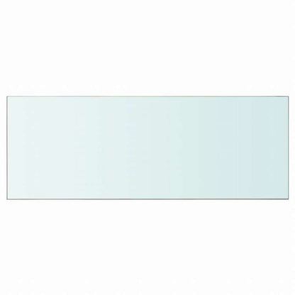 vidaXL 棚 2点 パネル ガラス クリア 80x30 cm家具 棚 壁面収納棚・壁面ラック(代引不可)
