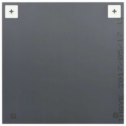 vidaXL 3051622 vidaXL ウォールミラー 2点セット 50x50cm スクエア ガラス製 (245698x2点)ホーム&ガーデン デコレーション 鏡(代引不可)