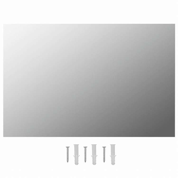 vidaXL ウォールミラー 2点セット 60x40cm 長方形 ガラス製ホーム&ガーデン デコレーション 鏡(代引不可)