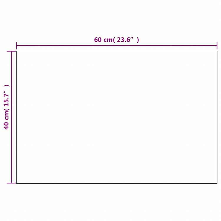 vidaXL ウォールミラー 2点セット 60x40cm 長方形 ガラス製ホーム&ガーデン デコレーション 鏡(代引不可)