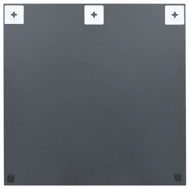 vidaXL ウォールミラー 2点セット 60x60cm スクエア ガラス製ホーム&ガーデン デコレーション 鏡(代引不可)