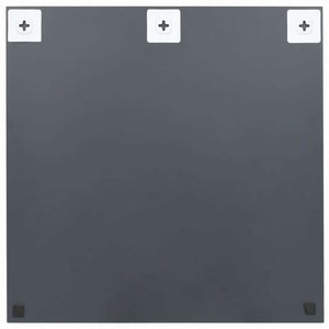 vidaXL ウォールミラー 2点セット 60x60cm スクエア ガラス製ホーム&ガーデン デコレーション 鏡(代引不可)