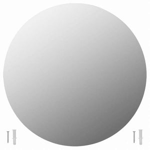 vidaXL ウォールミラー 2点セット 60cm 丸型 ガラス製ホーム&ガーデン デコレーション 鏡(代引不可)