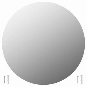 vidaXL ウォールミラー 2点 70cm 丸型 ガラス製 (245705x2)ホーム&ガーデン デコレーション 鏡(代引不可)