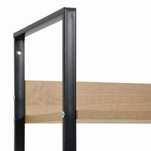 vidaXL 4段 ブックシェルフ オーク60x27.6x124.5cm エンジニアリングウッド家具 棚 本棚・オープンラック(代引不可)