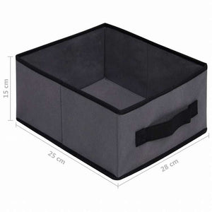 vidaXL 収納キャビネット 引き出し6点付き グレー 55x29x55cm スチール製家具 キャビネット&収納 収納キャビネット・ロッカー(代引不可)