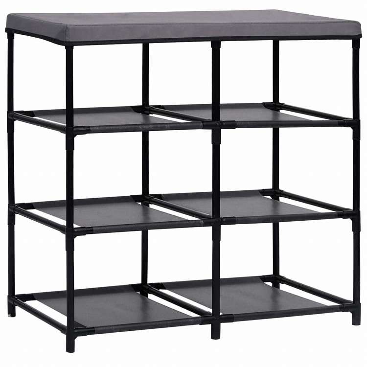 vidaXL 収納キャビネット 引き出し6点付き グレー 55x29x55cm スチール製家具 キャビネット&収納 収納キャビネット・ロッカー(代引不可)