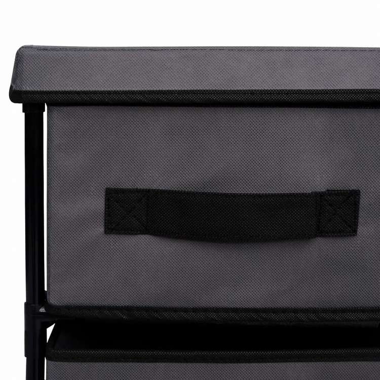 vidaXL 収納キャビネット 引き出し6点付き グレー 55x29x55cm スチール製家具 キャビネット&収納 収納キャビネット・ロッカー(代引不可)