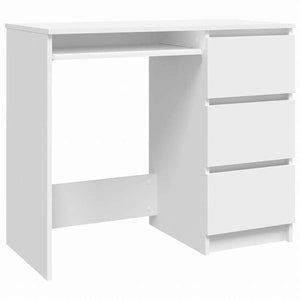 vidaXL デスク ホワイト 90x45x76cm エンジニアリングウッド家具 オフィス家具 デスク(代引不可)