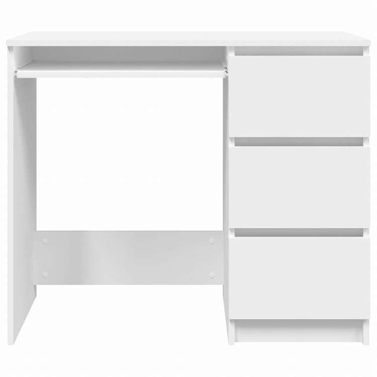 vidaXL デスク ホワイト 90x45x76cm エンジニアリングウッド家具 オフィス家具 デスク(代引不可)