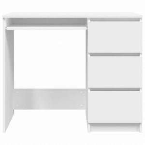 vidaXL デスク ホワイト 90x45x76cm エンジニアリングウッド家具 オフィス家具 デスク(代引不可)