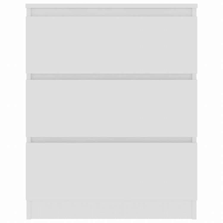 vidaXL サイドボード ホワイト 60x33.5x76cm パーティクルボード家具 キャビネット&収納 サイドボード(代引不可)