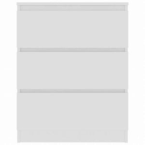 vidaXL サイドボード ホワイト 60x33.5x76cm パーティクルボード家具 キャビネット&収納 サイドボード(代引不可)
