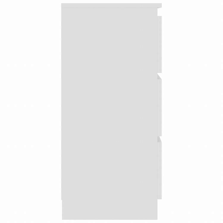 vidaXL サイドボード ホワイト 60x33.5x76cm パーティクルボード家具 キャビネット&収納 サイドボード(代引不可)