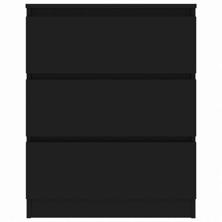 vidaXL サイドボード ブラック 60x33.5x76cm パーティクルボード家具 キャビネット&収納 サイドボード(代引不可)