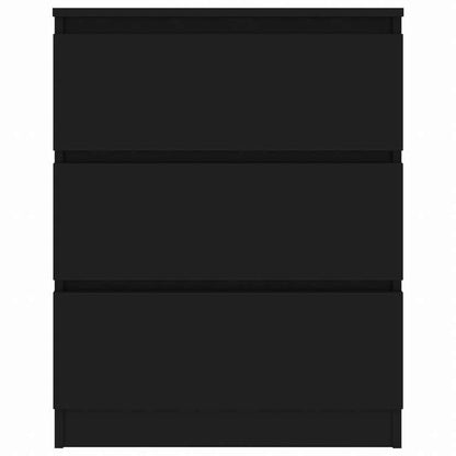 vidaXL サイドボード ブラック 60x33.5x76cm パーティクルボード家具 キャビネット&収納 サイドボード(代引不可)