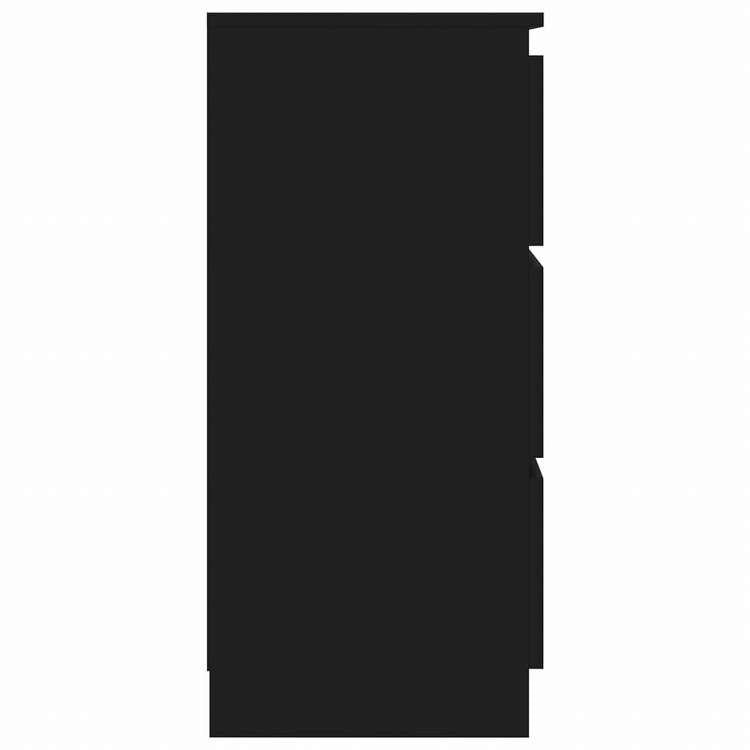 vidaXL サイドボード ブラック 60x33.5x76cm パーティクルボード家具 キャビネット&収納 サイドボード(代引不可)