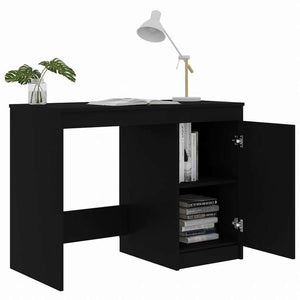 vidaXL デスク ブラック 100x50x76cm エンジニアリングウッド家具 オフィス家具 デスク(代引不可)