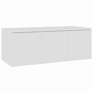 vidaXL TVキャビネット ホワイト 80x34x30cm エンジニアリングウッド家具 AVラック・テレビ台(代引不可)