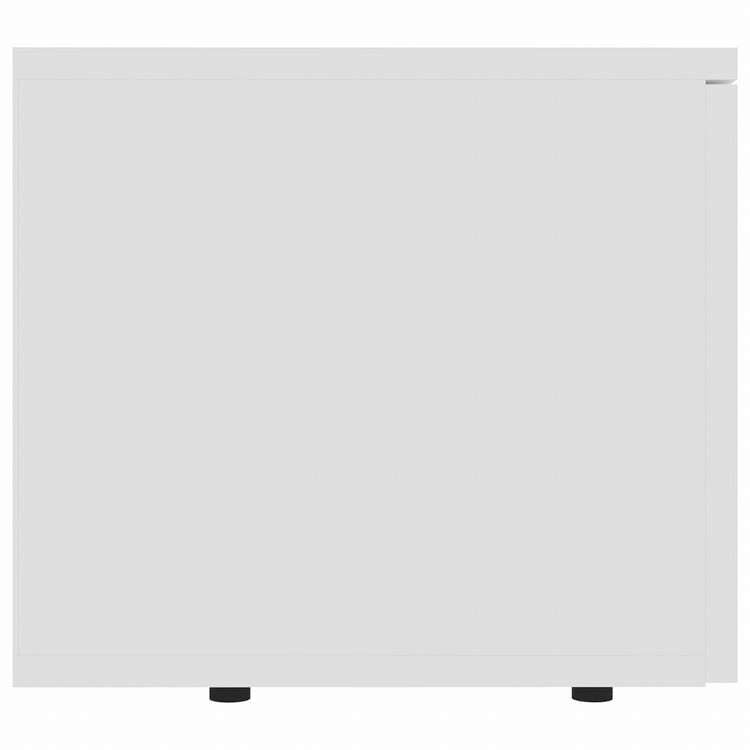vidaXL TVキャビネット ホワイト 80x34x30cm エンジニアリングウッド家具 AVラック・テレビ台(代引不可)