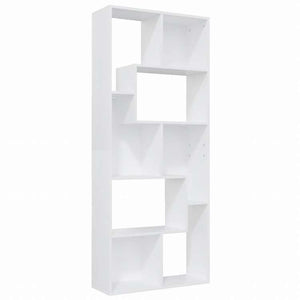 vidaXL ブックキャビネット ホワイト 67x24x161cm エンジニアリングウッド家具 棚 本棚・オープンラック(代引不可)