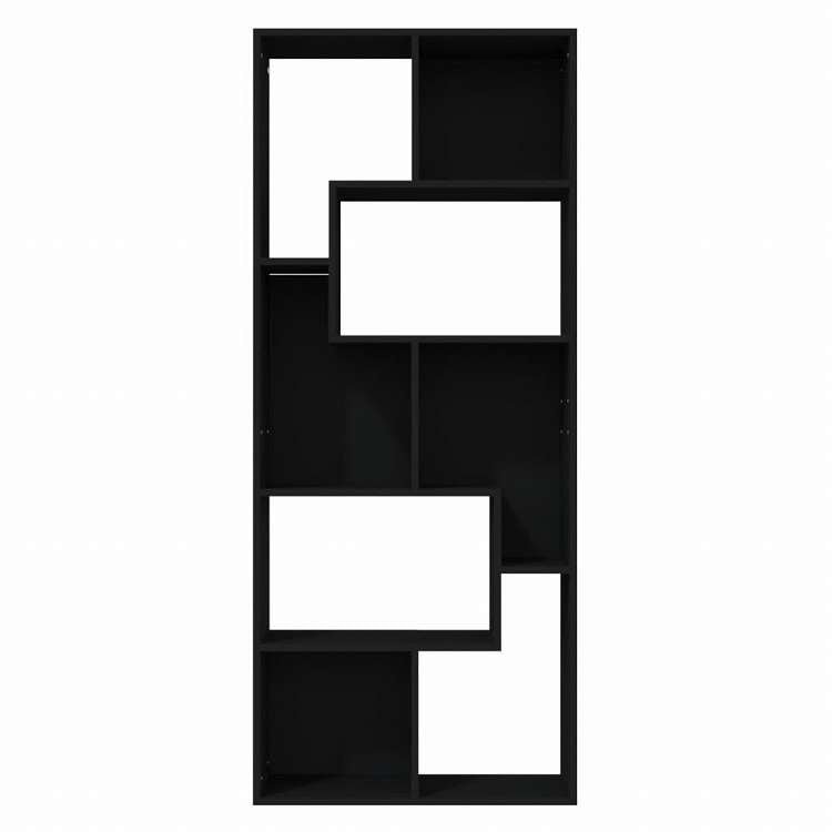 vidaXL ブックキャビネット ブラック 67x24x161cm エンジニアリングウッド家具 棚 本棚・オープンラック(代引不可)