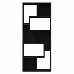 vidaXL ブックキャビネット ブラック 67x24x161cm エンジニアリングウッド家具 棚 本棚・オープンラック(代引不可)