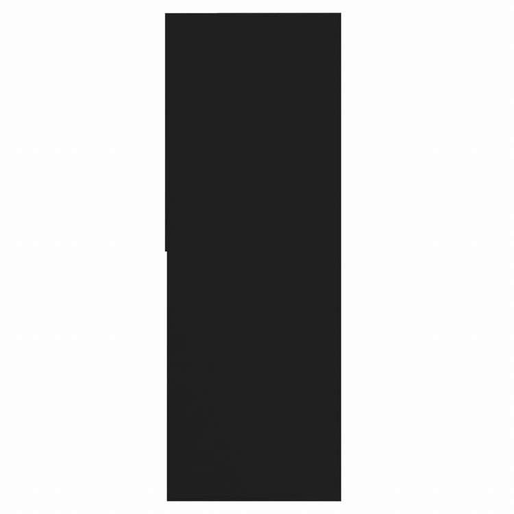 vidaXL ブックキャビネット ブラック 67x24x161cm エンジニアリングウッド家具 棚 本棚・オープンラック(代引不可)