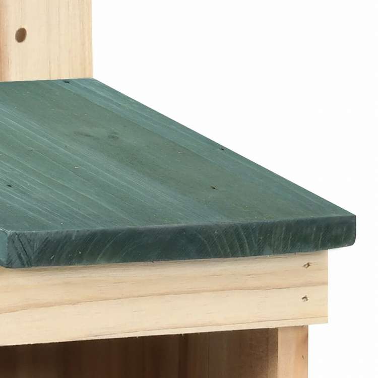 vidaXL 鳥小屋 4点 12x16x20 cm モミの木ホーム&ガーデン デコレーション 鳥・野生動物用ハウス 鳥小屋(代引不可)