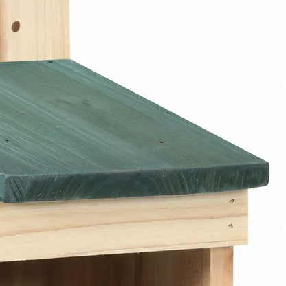 vidaXL 鳥小屋 4点 12x16x20 cm モミの木ホーム&ガーデン デコレーション 鳥・野生動物用ハウス 鳥小屋(代引不可)