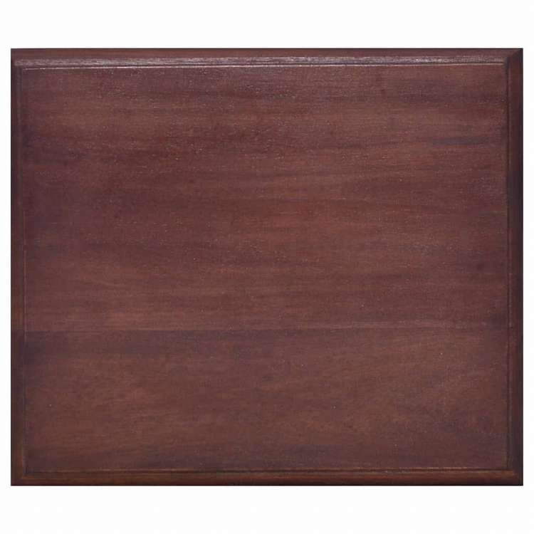 vidaXL ベッドサイドテーブル クラシカルブラウン 35x30x60cm マホガニー無垢材家具 テーブル ベッドサイドテーブル(代引不可)