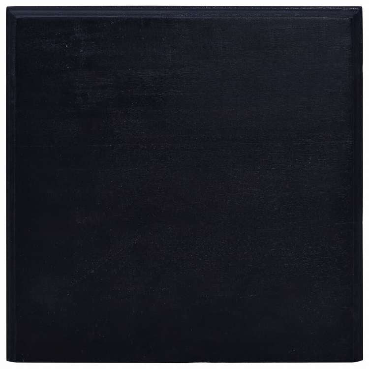 vidaXL ベッドサイドキャビネット ライトブラックコーヒー マホガニー無垢材家具 テーブル ベッドサイドテーブル(代引不可)