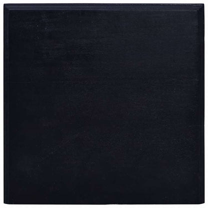 vidaXL ベッドサイドキャビネット ライトブラックコーヒー マホガニー無垢材家具 テーブル ベッドサイドテーブル(代引不可)