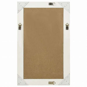 vidaXL ウォールミラー バロック調 50x80cm ホワイトホーム&ガーデン デコレーション 鏡(代引不可)