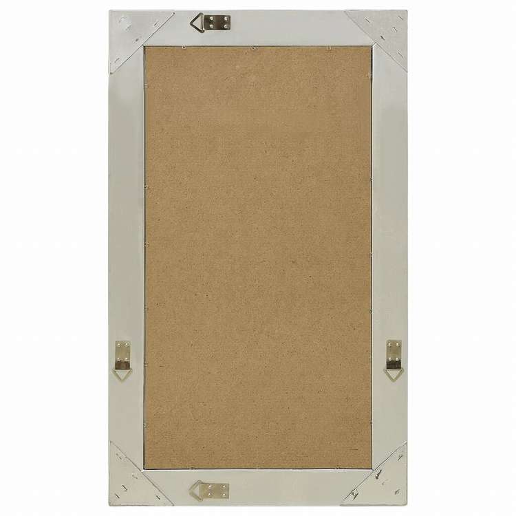 vidaXL ウォールミラー バロック調 50x80cm シルバーホーム&ガーデン デコレーション 鏡(代引不可)