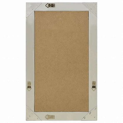 vidaXL ウォールミラー バロック調 50x80cm シルバーホーム&ガーデン デコレーション 鏡(代引不可)