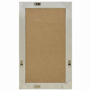 vidaXL ウォールミラー バロック調 50x80cm シルバーホーム&ガーデン デコレーション 鏡(代引不可)