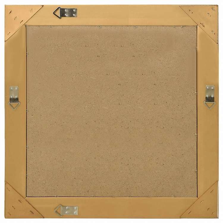 vidaXL ウォールミラー バロック調 60x60cm ゴールドホーム&ガーデン デコレーション 鏡(代引不可)