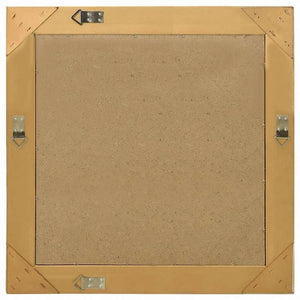 vidaXL ウォールミラー バロック調 60x60cm ゴールドホーム&ガーデン デコレーション 鏡(代引不可)