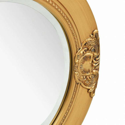 vidaXL ウォールミラー バロック調 50cm ゴールドホーム&ガーデン デコレーション 鏡(代引不可)