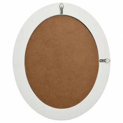 vidaXL ウォールミラー バロック調 50x60cm ホワイトホーム&ガーデン デコレーション 鏡(代引不可)