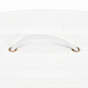 vidaXL コーナーランドリーバスケット 竹製 ホワイト 60Lホーム&ガーデン 家事用品 ランドリー用品 洗濯かご(代引不可)