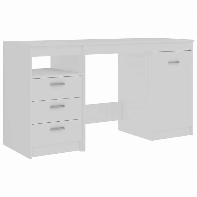 vidaXL デスク ホワイト 140x50x76 cm エンジニアリングウッド家具 オフィス家具 デスク(代引不可)