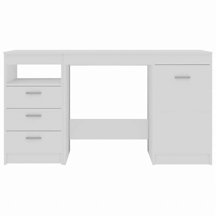 vidaXL デスク ホワイト 140x50x76 cm エンジニアリングウッド家具 オフィス家具 デスク(代引不可)