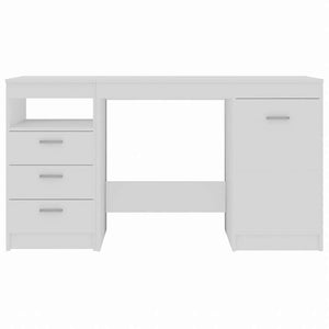 vidaXL デスク ホワイト 140x50x76 cm エンジニアリングウッド家具 オフィス家具 デスク(代引不可)