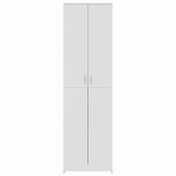 vidaXL 洋服ダンス 玄関 ホワイト 55x25x189cm エンジニアリングウッド家具 キャビネット&収納 戸棚・ワードローブ(代引不可)